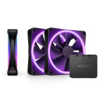 Fan Case NZXT F120RGB Duo Triple Pack Black RF-D12TF-B1 (Kèm Bộ điều khiển RGB)